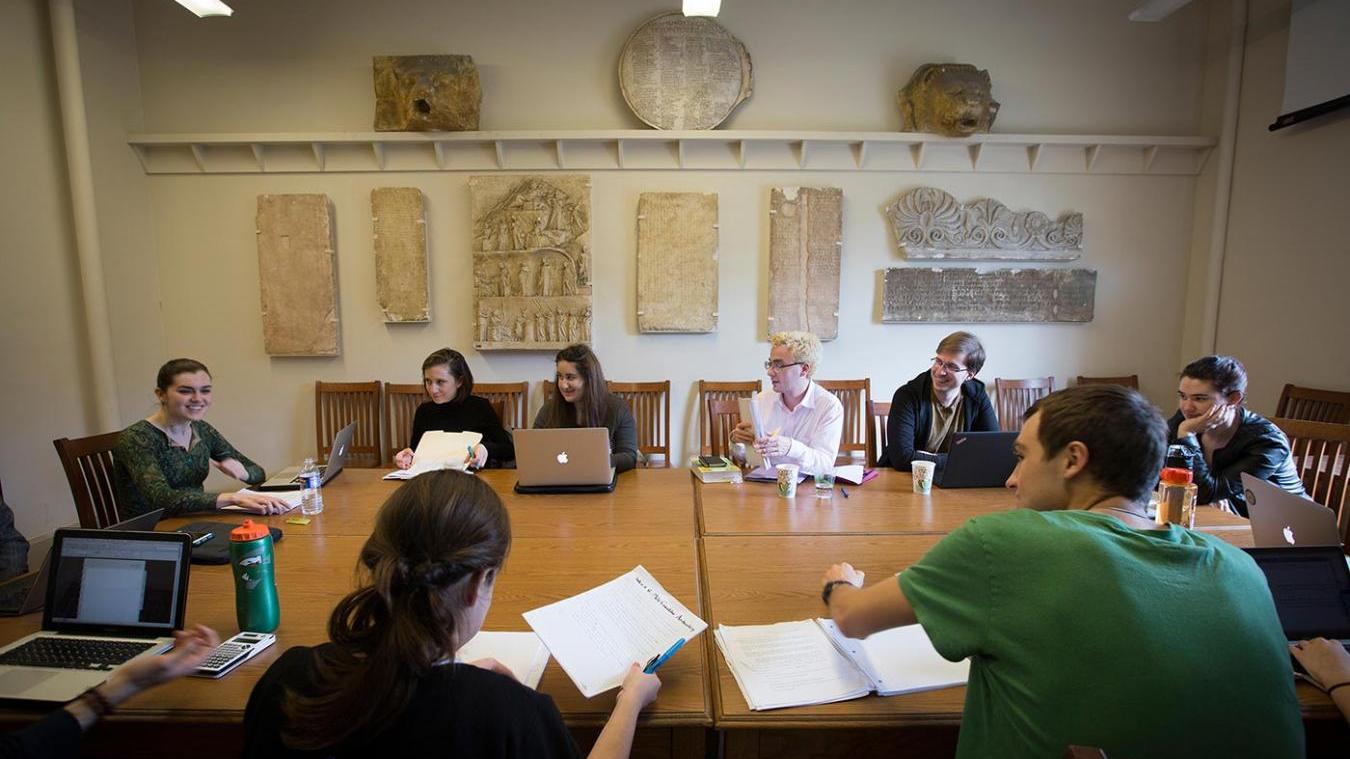 Students in a Classics class