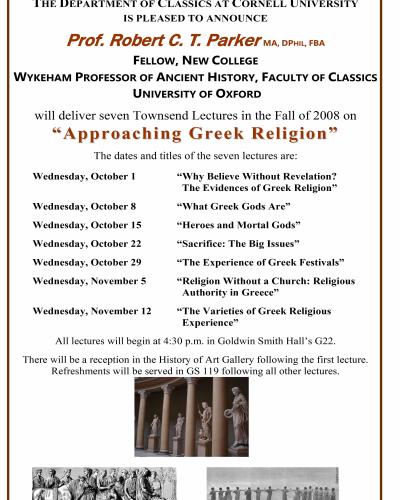 Fall 2008 - Robert C. T. Parker - Townsend Lectures